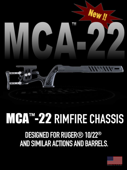 LUTH-AR MCA-22 Rimfire Chassis for Ruger 10/22 and similar